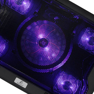 Support de refroidissement pour ordinateur portable USB avec 5 ventilateurs, en plastique, pour ordinateur et jeux vidéo - Product Image 3