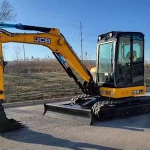 Miniexcavadora JCB 55Z-1 2025, Capacidad de 5.5 Toneladas, Diseño de Giro de Cola Cero para Trabajos Urbanos, Motor Industrial, Bomba, Engranaje - Product Image 1