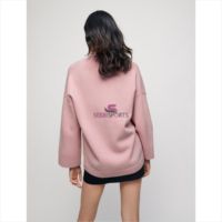 Cardigan à manches longues boutonné pour femme avec logo latéral – Pulls et cardigans de marque pour femme
