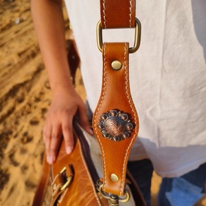 LW Hand Tooled Floral Print Cowhide Fur Leather Tote Bags Western Stylish Evening Bag And Tooled Clutch <b>Unique</b> Combo - Product Image 4