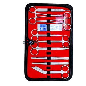 Kits quirúrgicos avanzados de 10 piezas con mango de bisturí, cuchillas, portaagujas, pinzas, Kit de cirugía médica - Product Image 3