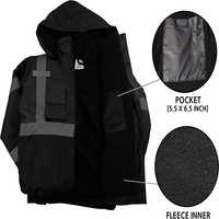 Ropa de Seguridad Reflectante para Niños, Invierno, Logotipo Personalizado, Colores Personalizados, Servicio OEM, Detección de Agujas, Alta Calidad