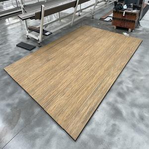 Ubin Decking kontemporer, karet Decking halus elastis untuk lantai luar ruangan taman Anti-Slip HDPE 316dek kayu jati plastik - Product Image 5