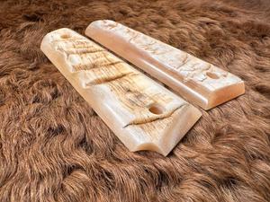 Couteaux à plaque en corne de mouton de qualité supérieure 100% naturels, technique brute, imperméables, taille personnalisée, approvisionnement direct en usine, artisanat - Product Image 4