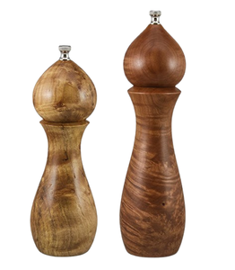 Utensilios de Cocina, Salero y Pimentero de Madera de Acacia Ecológicos con Tapas para Mesa, Herramientas para Hierbas y Especias - Product Image 1