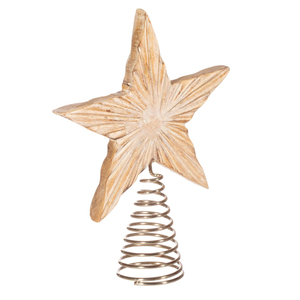 Decoración del árbol de Navidad Árbol de Navidad Topper Iluminado 3D Brillo Hueco Copo de nieve Árbol Topper - Product Image 2