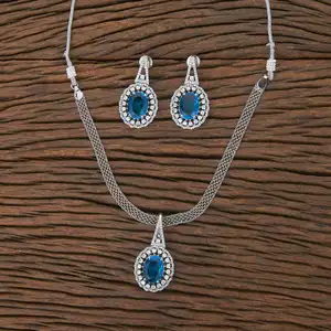 Handmade Tradicional Procurando Optimum Grau Cubic Zirconia Clássico Pingente Set 50732 Atacado CZ Jóias