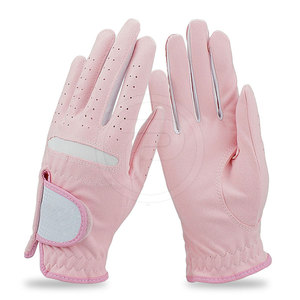 Guantes de golf de cuero de primera calidad Ropa deportiva con logotipo personalizado de alta calidad - Product Image 1