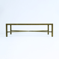 Pieds de table en fonte dorée de luxe moderne pour bureau, salle à manger, cuisine, hôtel, extérieur, hôpital, parc - Application polyvalente