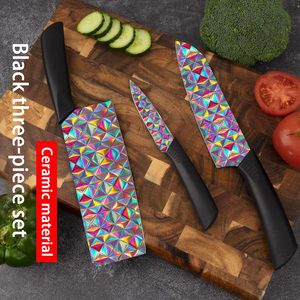 Cuchillo de Chef en Oferta, Hoja de Cerámica, Mango de Plástico, Ambidiestro, Duradero, Alta Calidad, Hecho a Mano, para Uso Doméstico, Suministro de Fábrica - Product Image 4