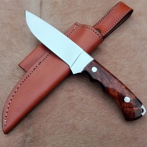New Fashion High Quality 8.25 INCH Handmade 1095 H.C Steel Camping Bush <b>craft</b> Hunting <b>Knife</b> with Strong Grip Rose Wood Handle - Product Image 5