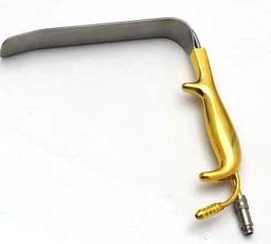 Rétracteur à fibre optique de style Ferriera 18,5 cm Instrument chirurgical à extrémité lisse |   Rétracteur de chirurgie plastique de haute qualité - Product Image 6