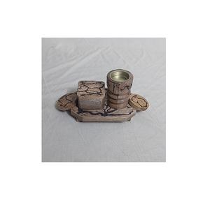 Mabkhar de madera de diseño atractivo con caja y bandeja, quemador Dukhoon de tamaño personalizado Mabkhara para accesorios de boda - Product Image 1