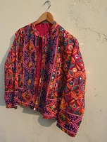 Veste Femme Bohème Ethnique Fait Main Veste Vintage Indien Boho Coton Veste Vintage Manteau Cadeau Indien Usine Prix Femmes Manteau