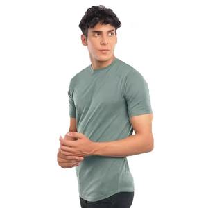 T-shirt 100% coton de qualité supérieure pour homme T-shirt uni au meilleur design 240 grammes Poids du tissu personnalisable Vente en gros - Product Image 3