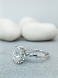 Anillo de Hip Hop de moda de oro de 10K y 18K de lujo para mujer, Baguette redondeada de diamante Natural VVS completo para Aniversario de fiesta certificado - Product Image 3