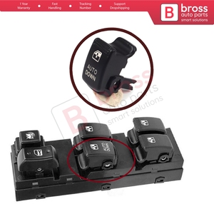 BDP1148 <b>Window</b> Control Switch Front Left Auto Button <b>Cover</b> Cap 935702E200 for Tucson MK1 Sportage Rio Sedona Carnival MK2 - Product Image 5