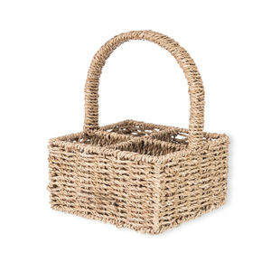 Produced in Vietnam natural seagrass utensil rack wholesale sea grass <b>cutlery</b> holder caddy - Product Image 2