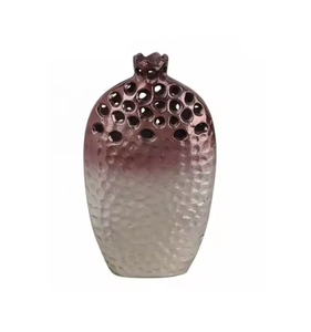 Jarrón de Flores Moderno Plateado Antiguo Hecho a Mano, Jarrón de Mesa Lujoso a un Precio Razonable - Product Image 5