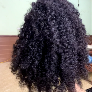 Extensions de cheveux vierges crus vietnamiens vague d'eau crépus bouclés faisceaux perruque de cheveux humains lâche vague naturelle profonde cuticule alignée - Product Image 5