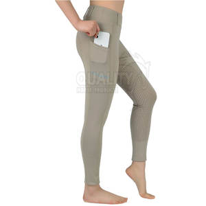 Pantalones de equitación con agarre de silicona para hombre y mujer, pantalones de equitación con tecnología antideslizante - Product Image 2