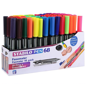 STABILO Pen 68 Fasermaler Paquete de 10 VPE, Artículos de Escritura y Corrección - Product Image 2