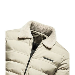 แจ็กเก็ตแบบขนเป็ดมาใหม่เสื้อแจ็คเก็ตผ้าแคนวาสคุณภาพสูงปลอกคอตั้งผลิตได้ตามต้องการ - Product Image 4