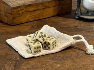 ลูกเต๋ากระดูกไม้สำหรับเล่นเกมทำด้วยมือปรับแต่งรูปร่างสำหรับตกแต่งโต๊ะ - Product Image 2