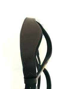 หนังม้าวัวกางเกงแสดงหนังสะดือข้อเหวี่ยงกายวิภาคตัดหน้าผ้าหัวกําแดงสีดํา - Product Image 3