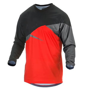 T-shirt en polyester à séchage rapide de conception OEM vêtements de course de motocross pour hommes et garçons maillot de cyclisme extérieur avec nom de l'équipe imprimé - Product Image 5
