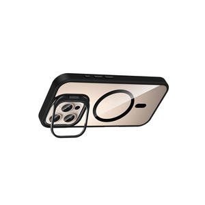 Coque en silicone premium OMSY série Etro compatible MagSafe avec support et protection d'objectif pour iPhone 16 Pro - Product Image 4