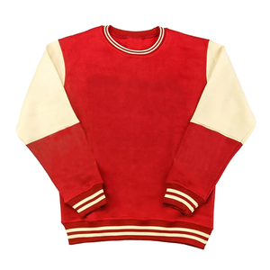 Sudadera universitaria de cuello redondo personalizada para hombre, suéter de manga larga, logotipo personalizado, impresión Digital teñida LISA para la temporada de otoño - Product Image 3