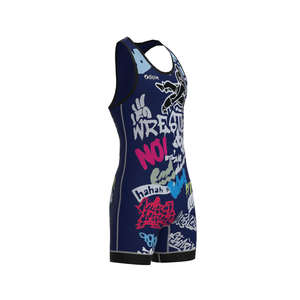 High Quality Wrestling <b>Singlet</b> <b>for</b> <b>Men</b> Quick Dry Sleeveless Compression Fit Sportswear <b>for</b> Training and Professional Wrestling - Product Image 5