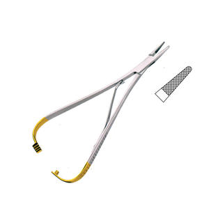 Alta calidad 24cm/9 1/2 \ "Mathieu TC alicates ortodoncia Dental instrumentos quirúrgicos soportes de agujas de ortodoncia pinzas de acero - Product Image 3