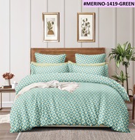 Juego de Sábanas King Size con Estampado Simple, 130GSM, Tela Suave y Lisa, Cómoda, Duradera, de Alta Calidad Premium
