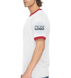 Camiseta informal para hombre de 100% algodón y fibra de bambú con cuello redondo suave y 180 gramos Jersey liso teñido de longitud corta - Product Image 6