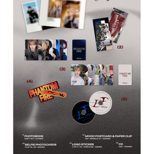 XODIAC - PHANTOM FIRE มินิอัลบั้มชุดที่ 3 ฉบับโฟโต้บุ๊ค (Ashen / Obsidian) - Product Image 2