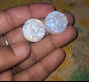 Cabochon en Quartz Rose Super 20mm fait à la main sculpture de fleurs pierres précieuses bijoux pour enfants à la mode pour la fête de la République porter de la pierre naturelle - Product Image 4