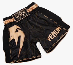 Muya Thai Men MMA Shorts Quick Dry Stain Fighting Fitness Training Unisex Silk Martial Arts Wear for Adults - Product Image 2