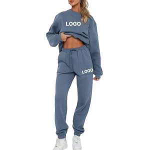 Chándal personalizado de algodón 100% para mujer, chándal OEM con logotipo personalizado de cantidad para mujer de alta calidad para niñas, moda - Product Image 5