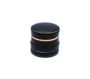 Large 2.5 Inch Black 4-Layer Handmade Natural Minimalist 3 Pieces Matte Herb Grinder Aluminum Herb Grinder Price Products - Product Image 2