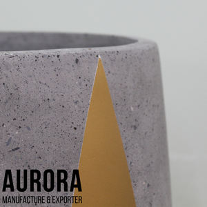 Jardinières modernes et minimalistes en fibrociment écologiques avec trous de drainage, peintes à la main, pour jardin de fleurs – Fournisseur Vietnamien - Product Image 6