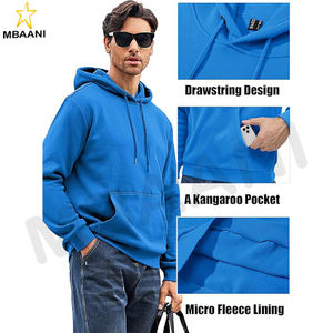 Sudaderas con Capucha en Color Azul Verde - Product Image 4