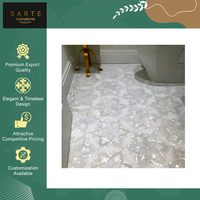 Carreaux de dosseret de cuisine de haute qualité en vrac et carreaux de mur de salle de bain carreaux de marbre mosaïque au jet d'eau au meilleur prix du marché