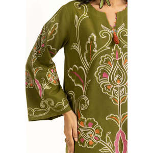 Conjunto de traje coordinado bordado Karandi para mujer IPST-55102 - Product Image 3