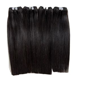 Vente en gros, Extension de cheveux humains brésiliens, qualité 10A, fournisseurs de cuticules alignées, paquets de cheveux crus 30 pouces, tissage de cheveux humains naturels - Product Image 1