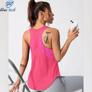 High Quality Women's Slim Fit Sleeveless <b>Yoga</b> <b>Tops</b> Breathable Gym Workout Fitness Wear Spandex/Nylon One-Shoulder Custom Logo - Product Image 3