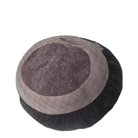 Peluca de Cabello Humano Rizado para Hombre, Base Mono Apolo, Alibaba en Bangladesh, Cabello Remy, Peluca de Cabello Humano, Alibaba Bangladesh