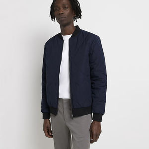 เสื้อแจ็กเก็ตบอมเบอร์สำหรับผู้ชายกระเป๋าด้านหน้าพิมพ์โลโก้ตามสั่งน้ำหนักเบา - Product Image 5