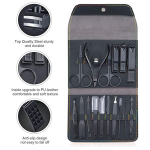 Kit de manucure professionnel personnalisé avec logo, en acier inoxydable, outils classiques de soin des ongles, coupe-ongles 4 en 1, léger, pour adultes, haute qualité - Product Image 3